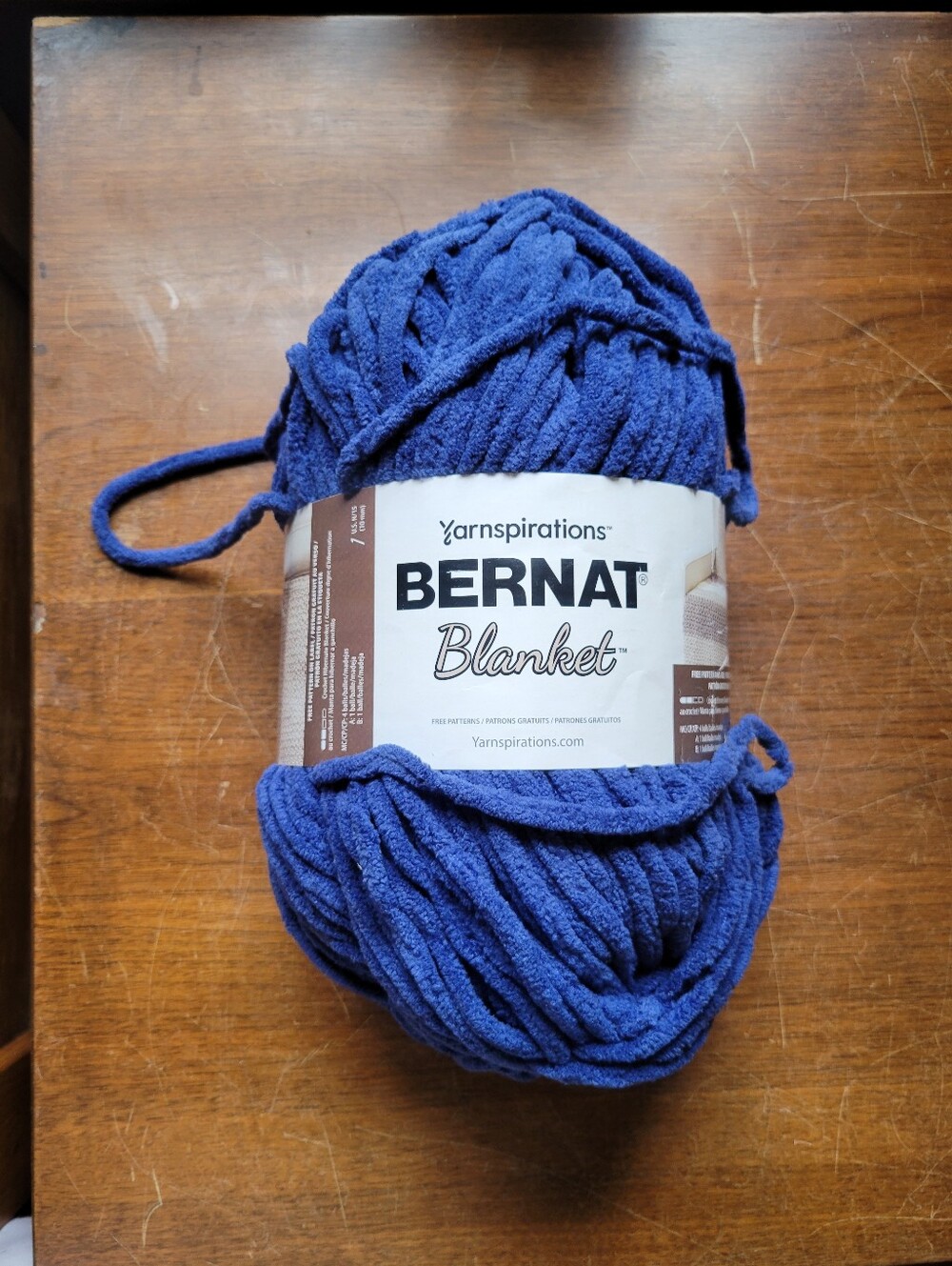 Bernat Blanket yarn 10.5oz 100% Polyester Twilight